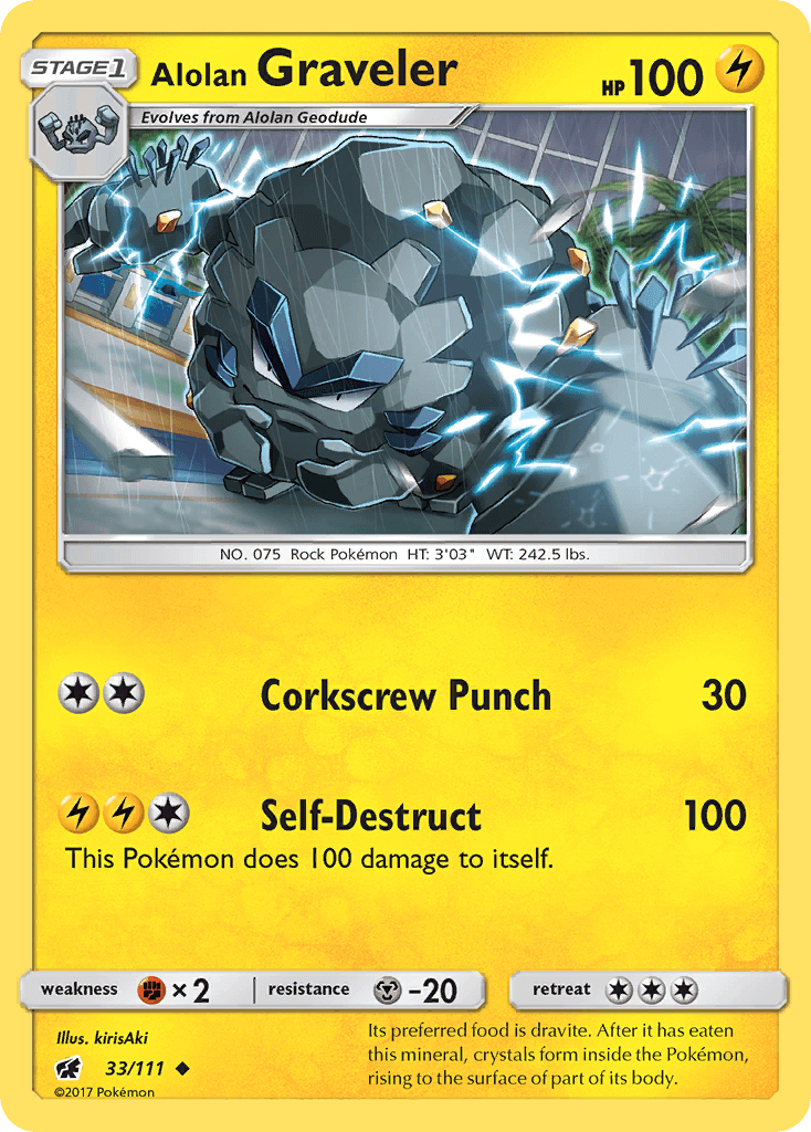Alolan Graveler — Crimson Invasion #33