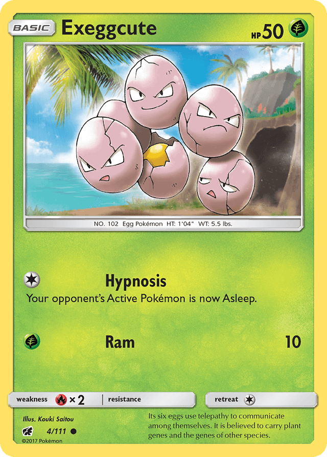 Exeggcute — Crimson Invasion #4
