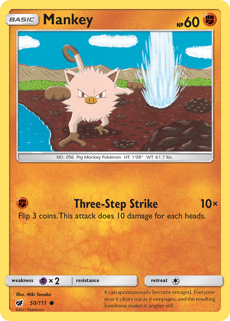 Mankey — Crimson Invasion #50