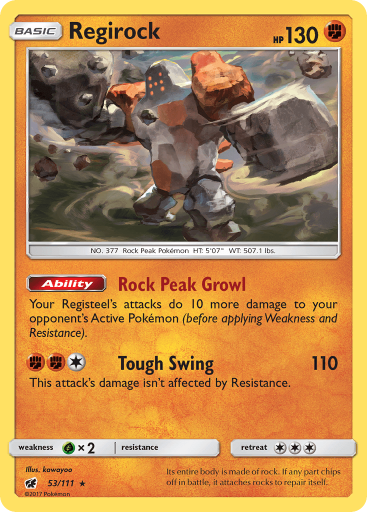 Regirock — Crimson Invasion #53