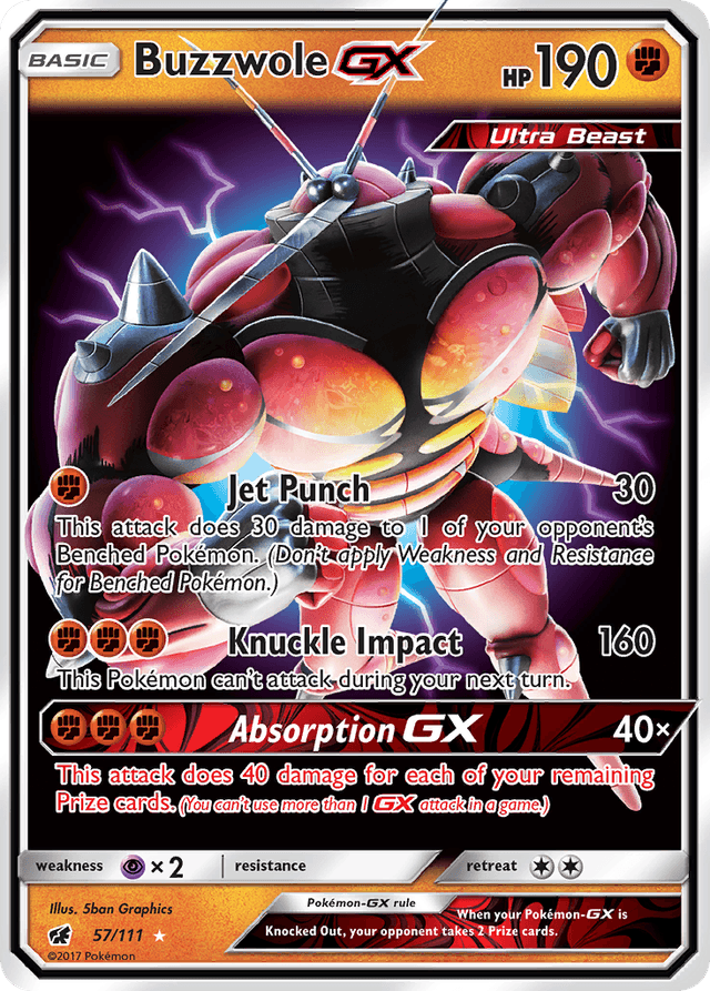 Buzzwole-GX — Crimson Invasion #57