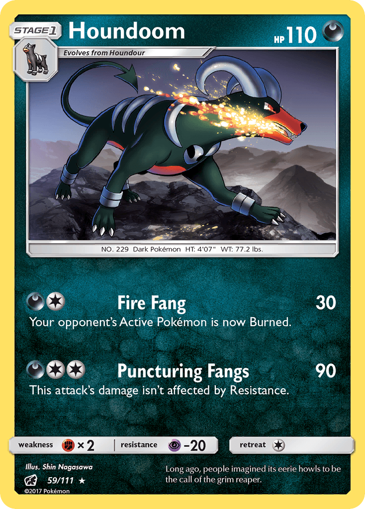 Houndoom — Crimson Invasion #59