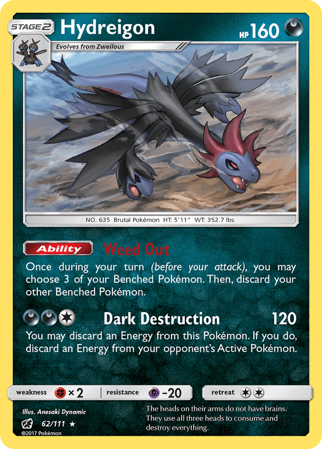 Hydreigon — Crimson Invasion #62