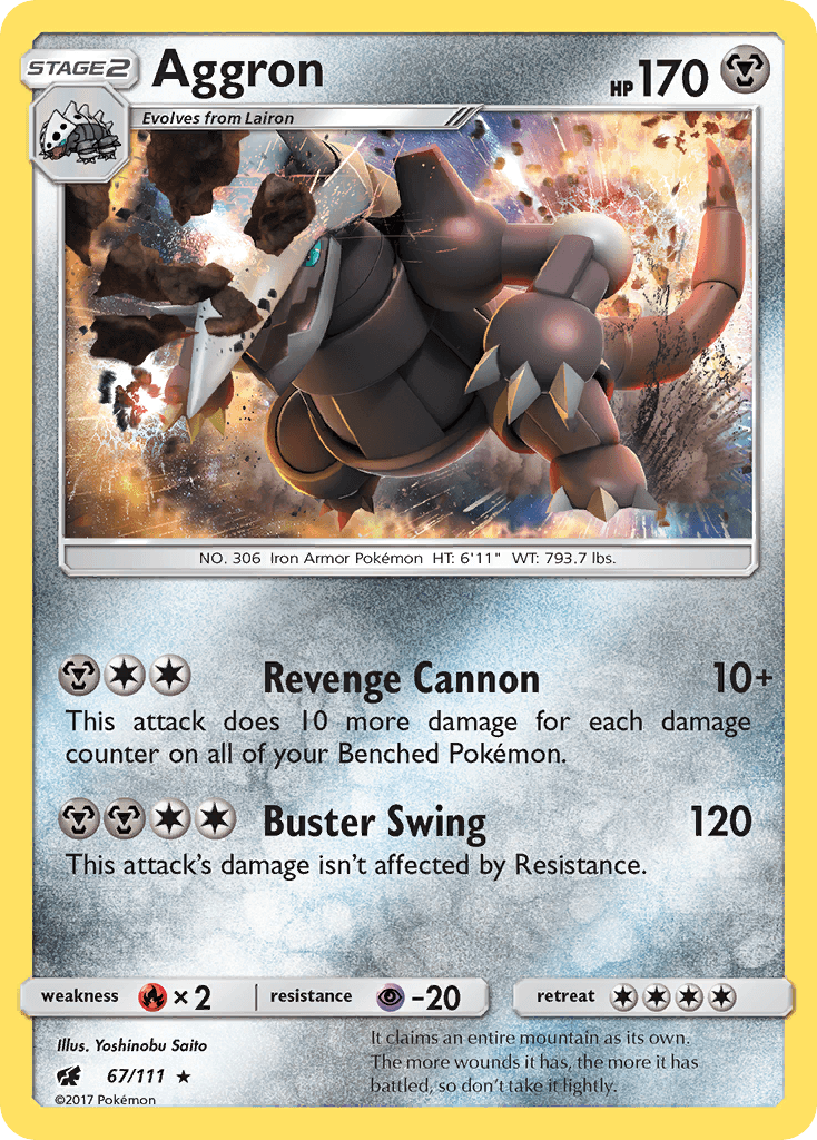 Aggron — Crimson Invasion #67