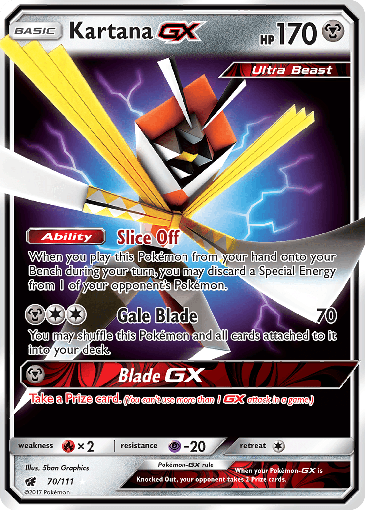 Kartana-GX — Crimson Invasion #70