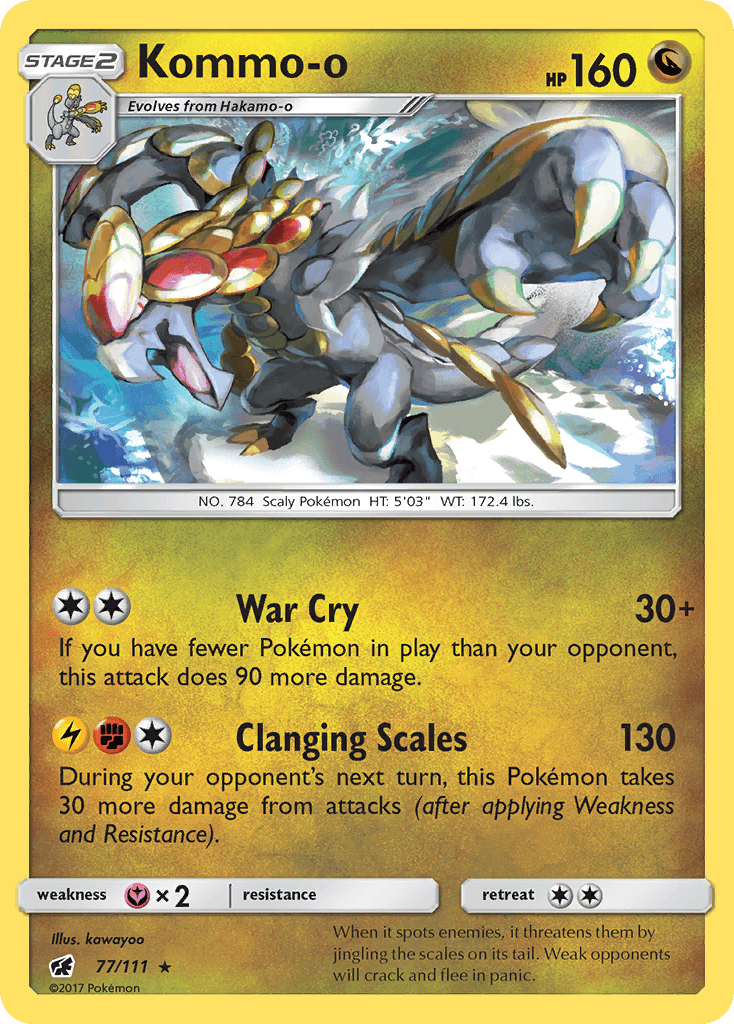 Kommo-o — Crimson Invasion #77