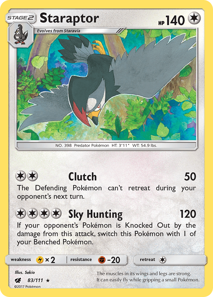 Staraptor — Crimson Invasion #83
