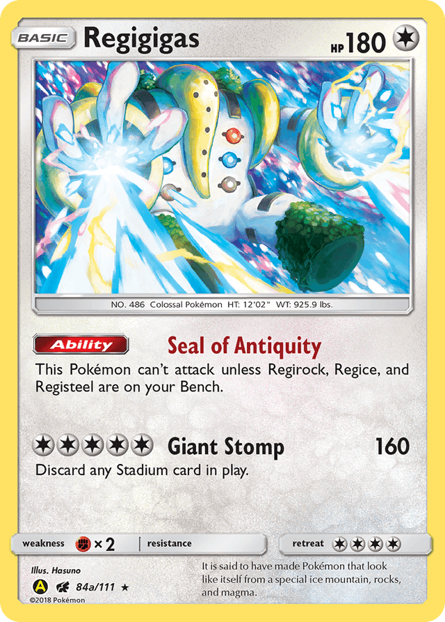 Regigigas — Crimson Invasion #84a