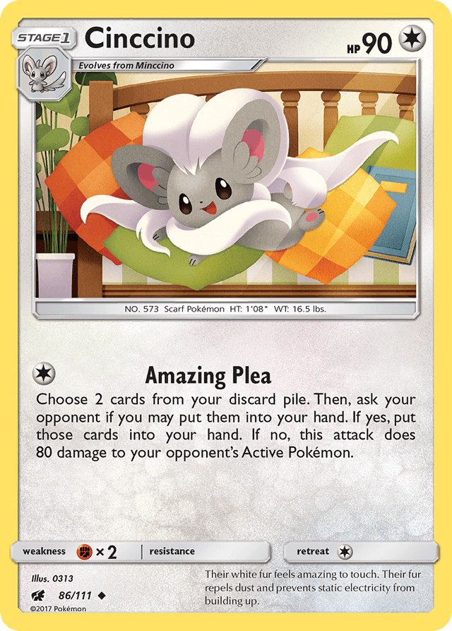 Cinccino — Crimson Invasion #86