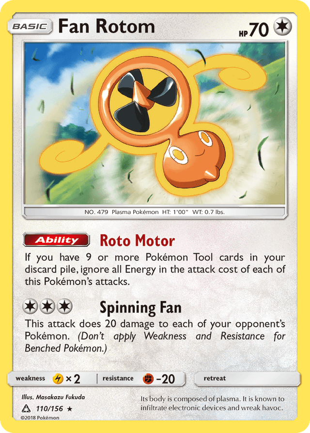 Fan Rotom — Ultra Prism #110
