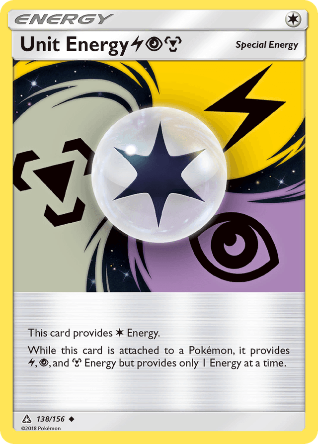 Unit Energy LightningPsychicMetal — Ultra Prism #138