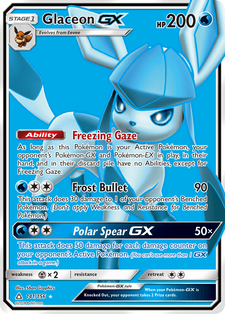 Glaceon-GX — Ultra Prism #141