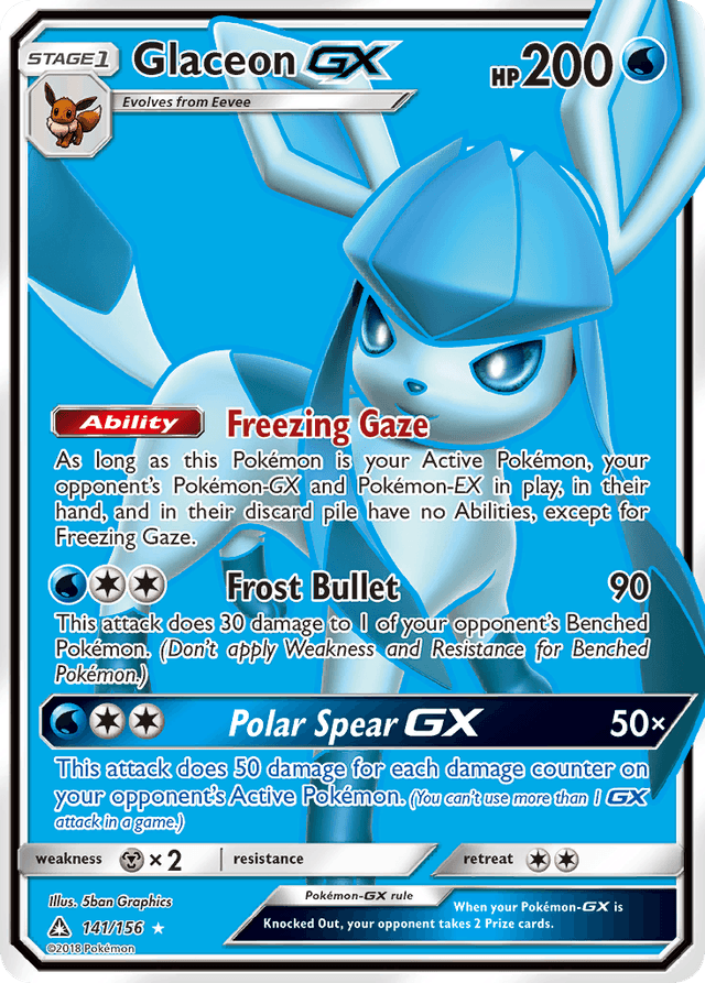 Glaceon-GX — Ultra Prism #141