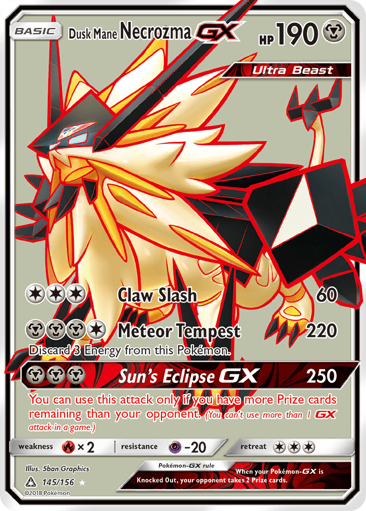 Dusk Mane Necrozma-GX — Ultra Prism #145