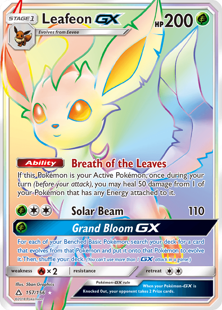 Leafeon-GX — Ultra Prism #157