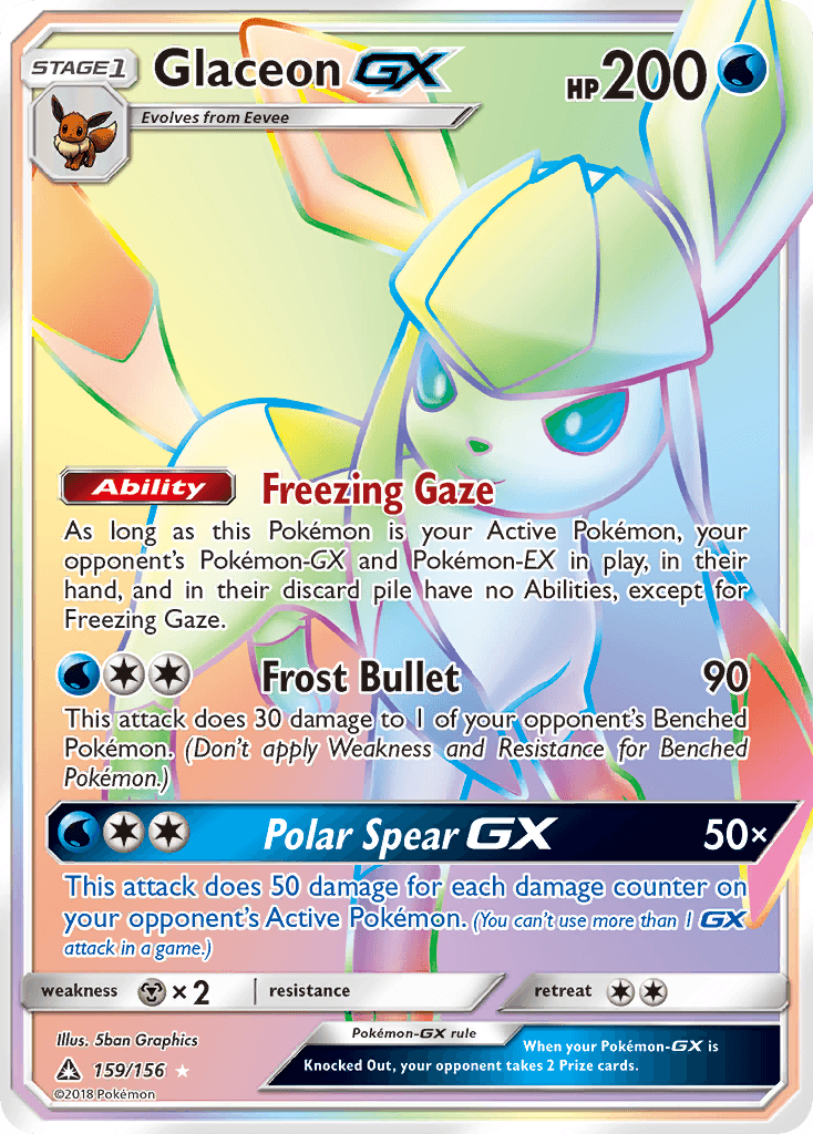 Glaceon-GX — Ultra Prism #159