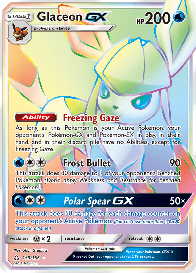 Glaceon-GX — Ultra Prism #159