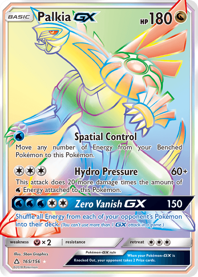 Palkia-GX — Ultra Prism #165