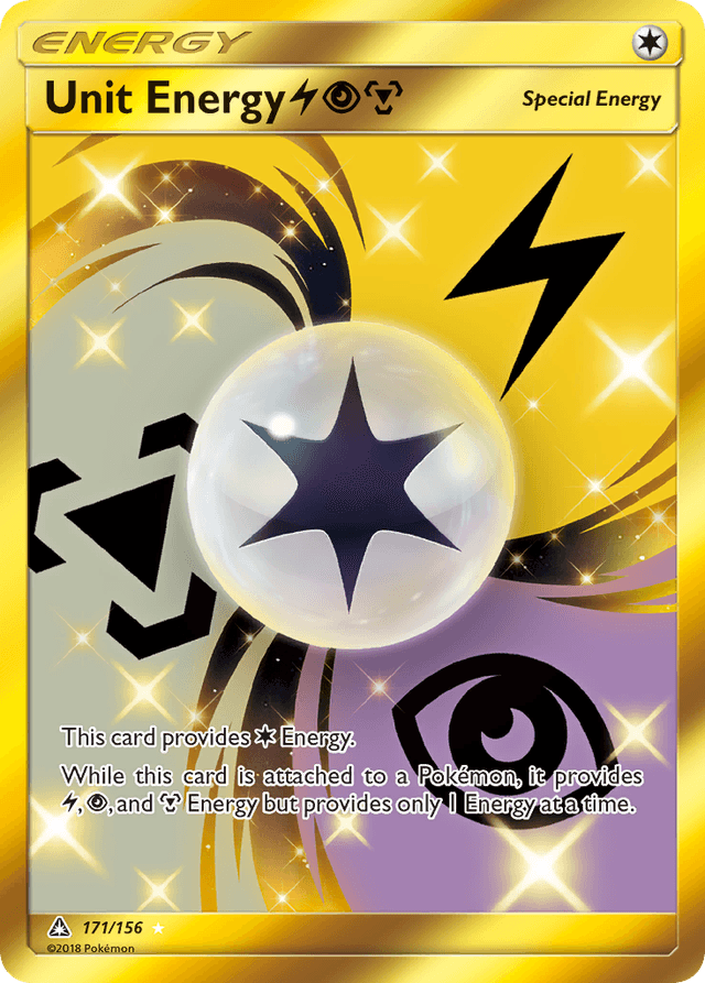 Unit Energy LightningPsychicMetal — Ultra Prism #171