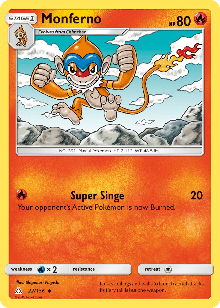 Monferno — Ultra Prism #22