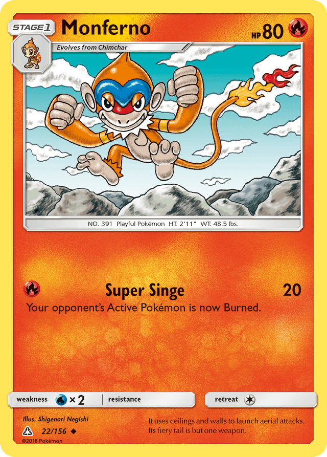 Monferno — Ultra Prism #22