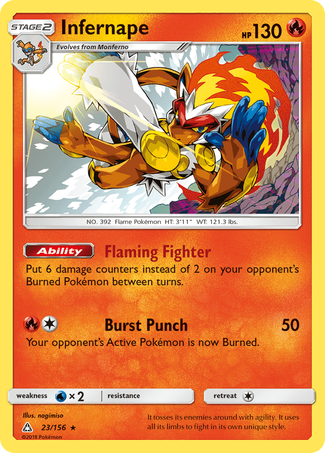 Infernape — Ultra Prism #23