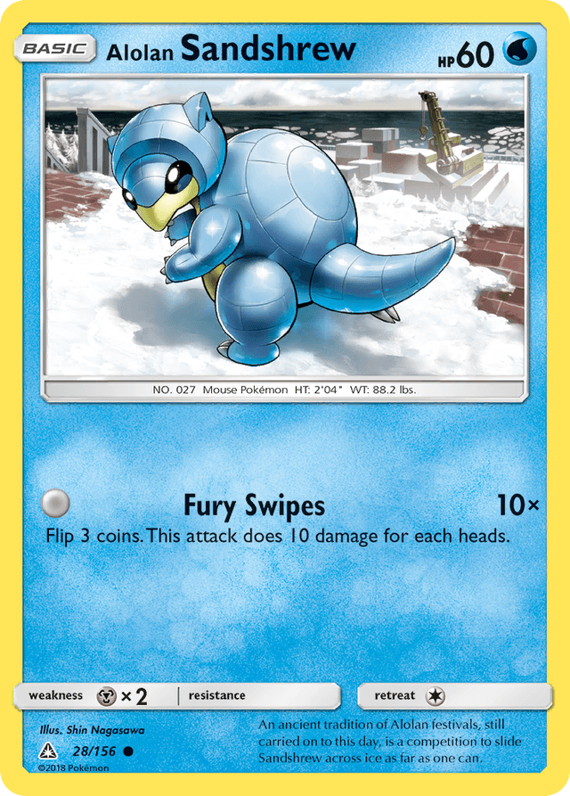 Alolan Sandshrew — Ultra Prism #28