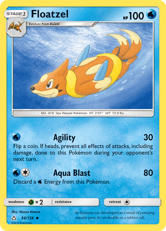 Floatzel — Ultra Prism #36