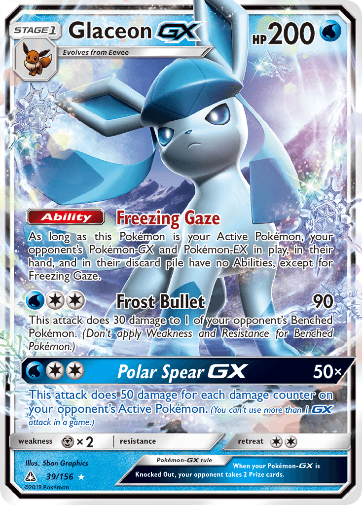 Glaceon-GX — Ultra Prism #39