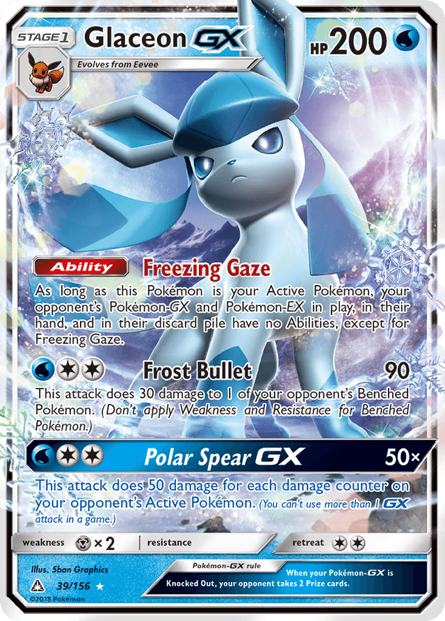 Glaceon-GX — Ultra Prism #39