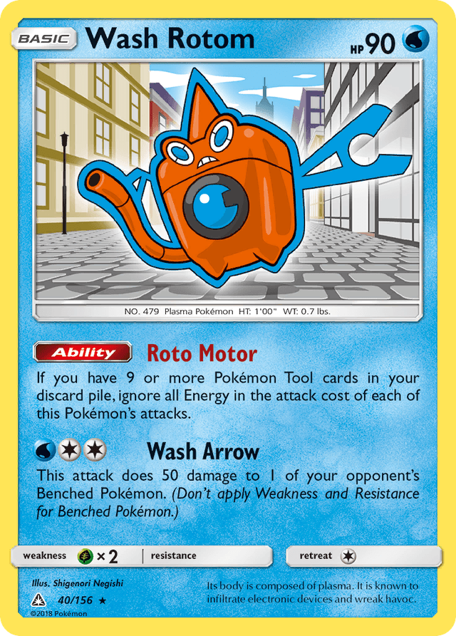 Wash Rotom — Ultra Prism #40