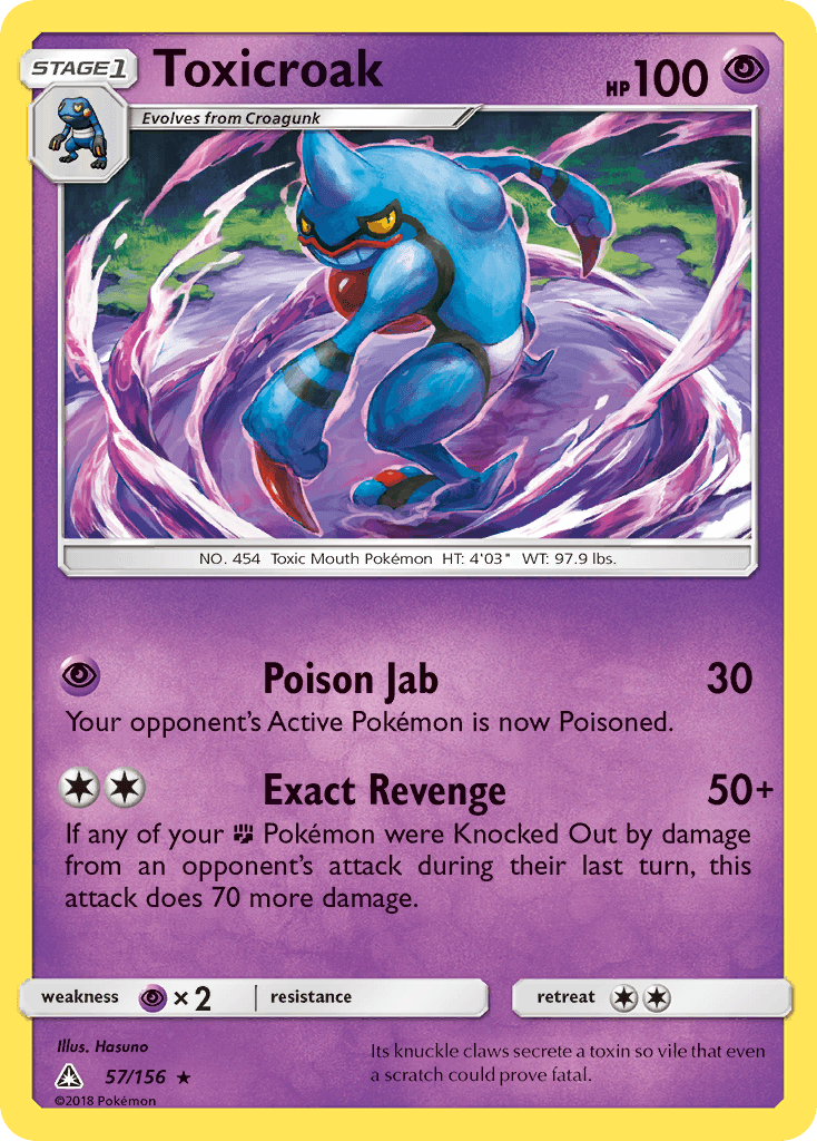 Toxicroak — Ultra Prism #57