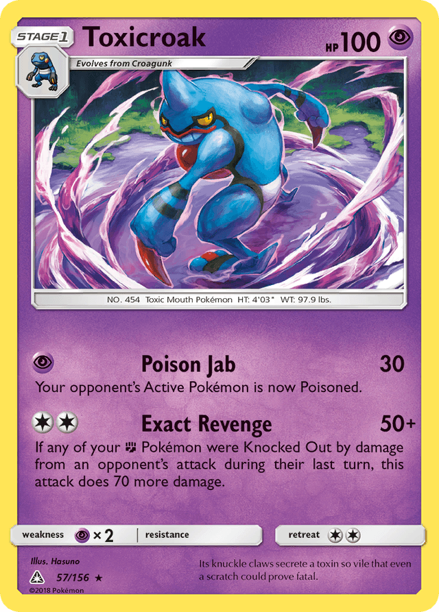 Toxicroak — Ultra Prism #57