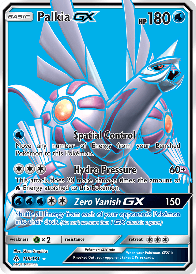 Palkia-GX — Forbidden Light #119