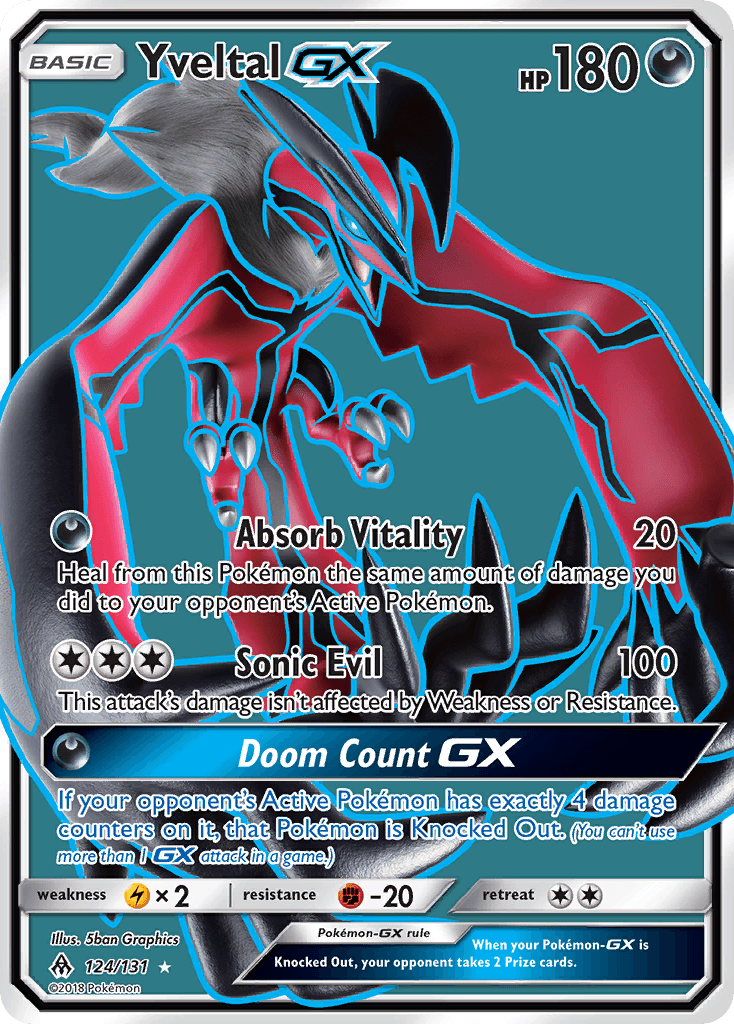 Yveltal-GX — Forbidden Light #124