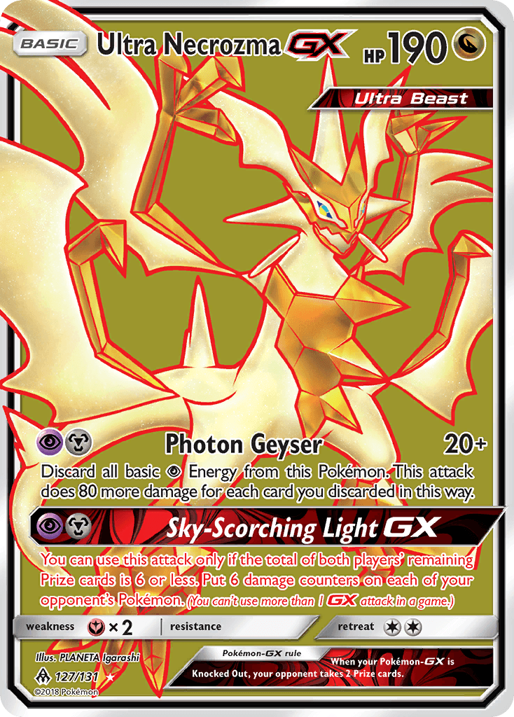 Ultra Necrozma-GX — Forbidden Light #127