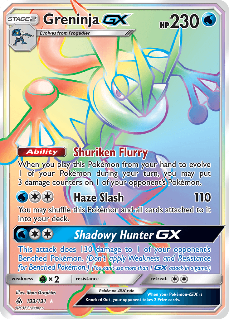 Greninja-GX — Forbidden Light #133