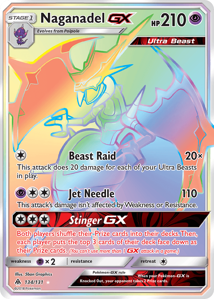 Naganadel-GX — Forbidden Light #134
