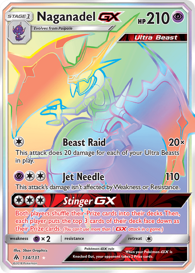 Naganadel-GX — Forbidden Light #134