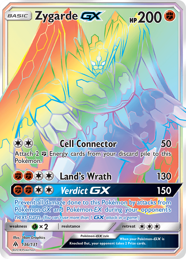 Zygarde-GX — Forbidden Light #136