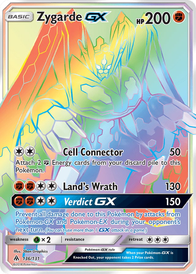 Zygarde-GX — Forbidden Light #136