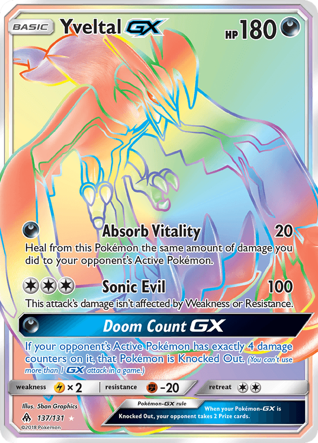 Yveltal-GX — Forbidden Light #137