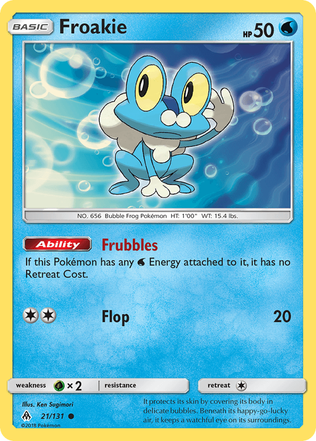 Froakie — Forbidden Light #21
