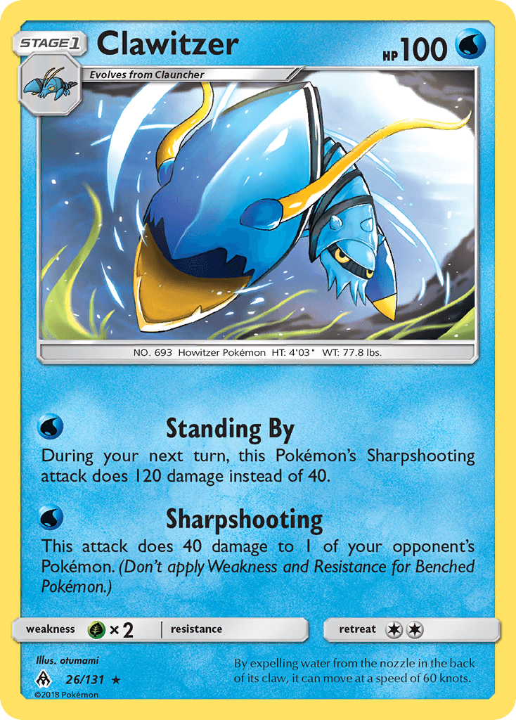 Clawitzer — Forbidden Light #26
