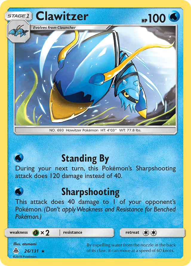 Clawitzer — Forbidden Light #26