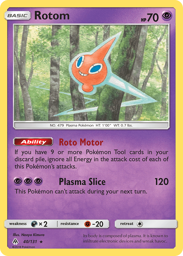 Rotom — Forbidden Light #40