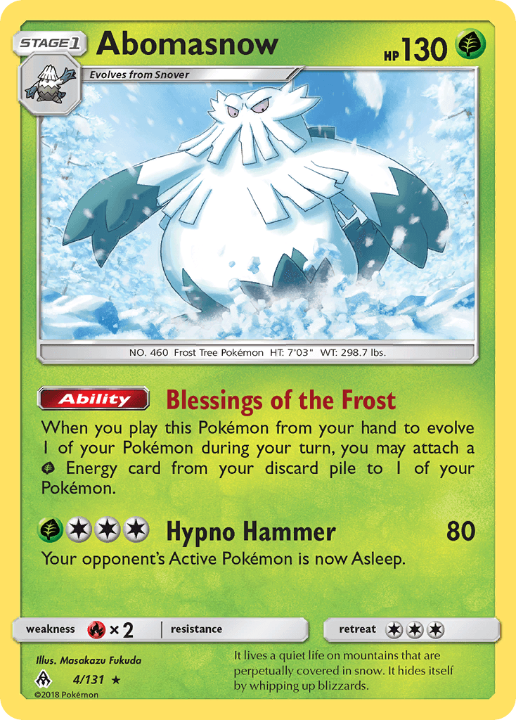 Abomasnow — Forbidden Light #4