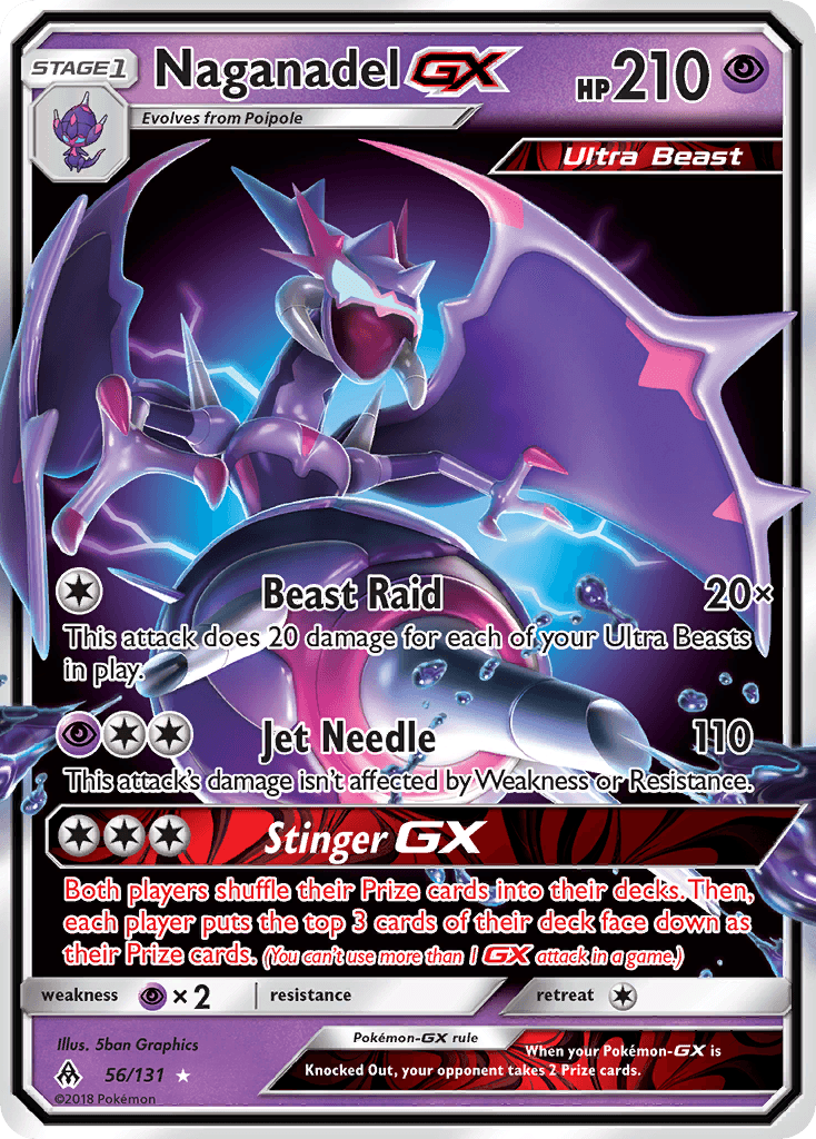 Naganadel-GX — Forbidden Light #56
