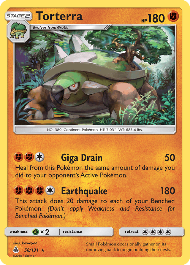 Torterra — Forbidden Light #58