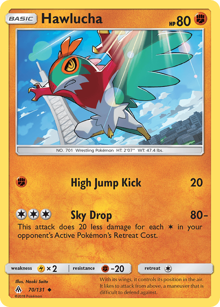 Hawlucha — Forbidden Light #70